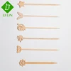 Hot selling Moon stars sun cloud cake card decoration bamboo stick