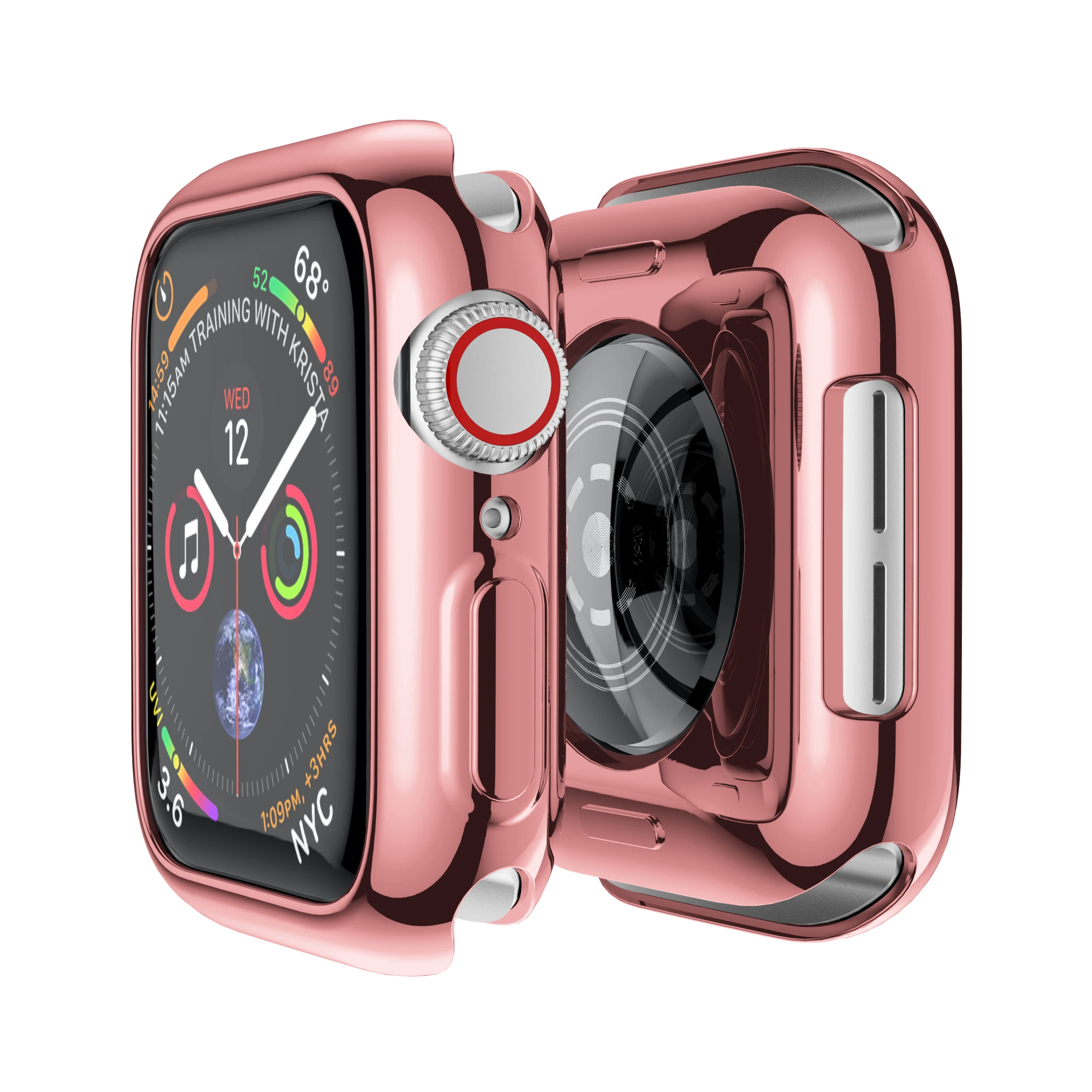 

Electroplated TPU Bumper Case For iwatch 44mm 40mm