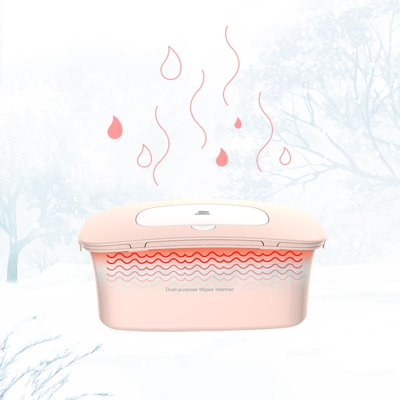 

High Quality Portable Baby Wipe Warmer And Dispenser, Pink