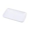 FPJJ80095 Restaurant Dinnerware Dish A5 High Grade Melamine White Dinner Plate Rectangle