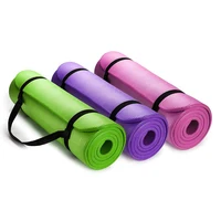 

Eco Friendly Waterproof Durable Non Slip Extra Thick High Density Anti-Tear Natural Rubber Exercise Yoga Mat with Carrying Strap