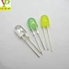 Hot sale Warm pure natural cool white 5mm 12v oval dip led chip diode