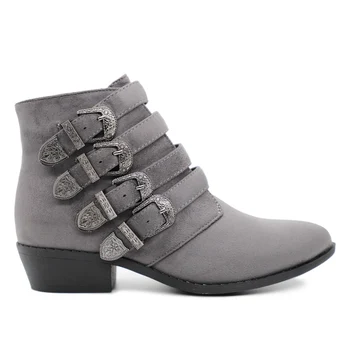 women's chunky heel ankle boots