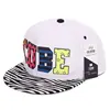 Spring and autumn new rubber hot stamping hip hop ladies figure flat along street dance CUBE hat