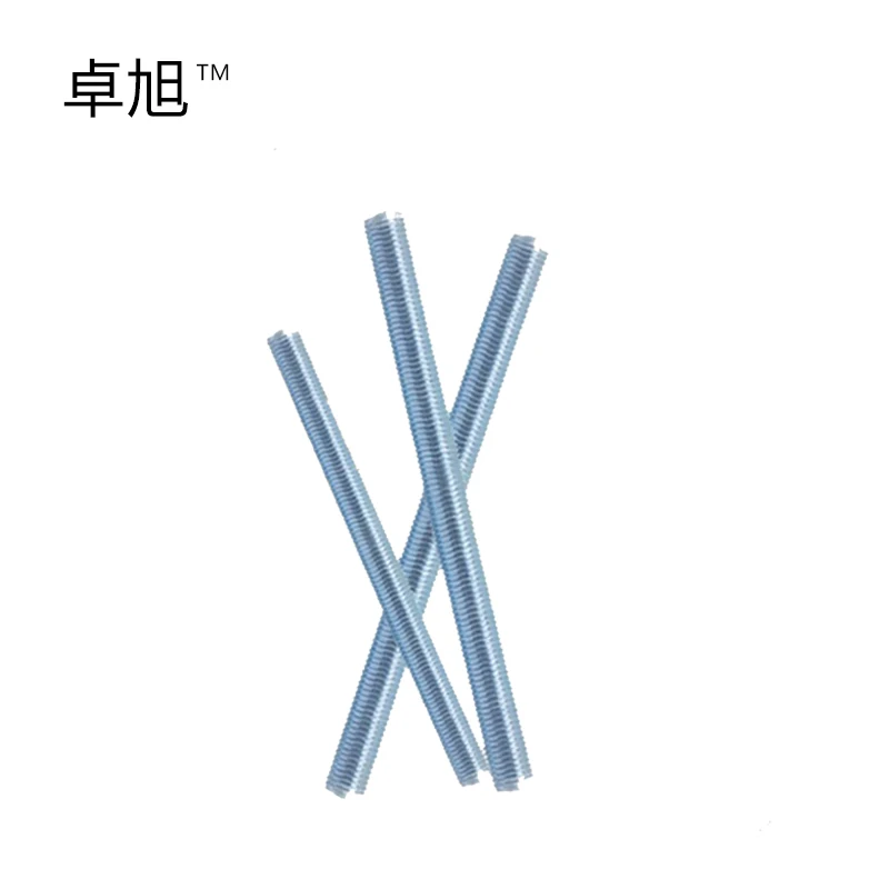 
OEM Full Thread Bar Bolts Fastener Manufacture Customized Zinc Plated Surface Treatment Thread Rod DIN975 