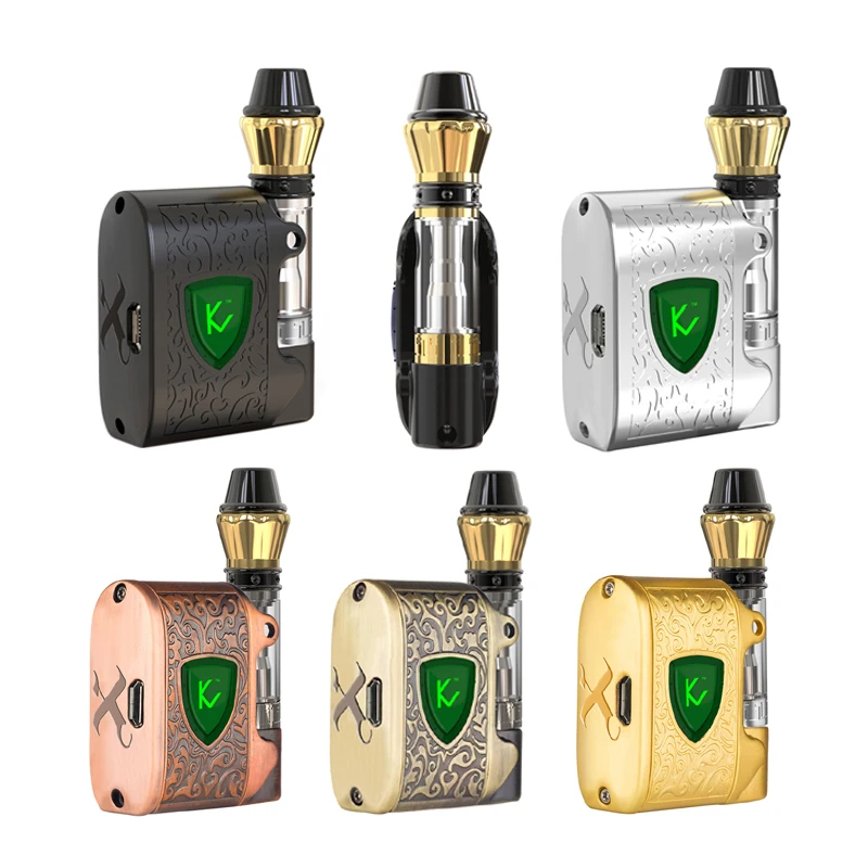 

510 Thread CBD Vape Mod 450mAh Vape Mods Box Mod Zeus JusteVape Factory, Black silver golden brass bronze