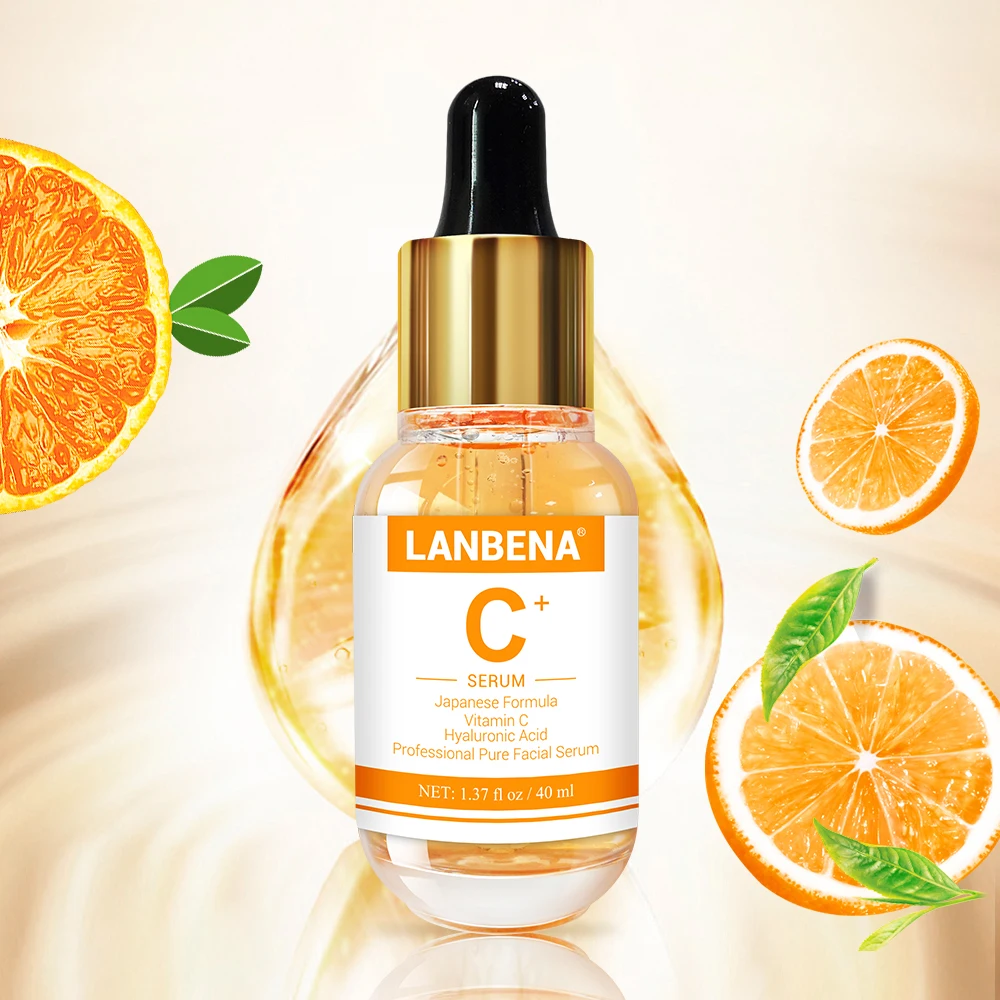 

LANBENA Private Label whitening vitamin c serum nourishing hyaluronic acid facial serum