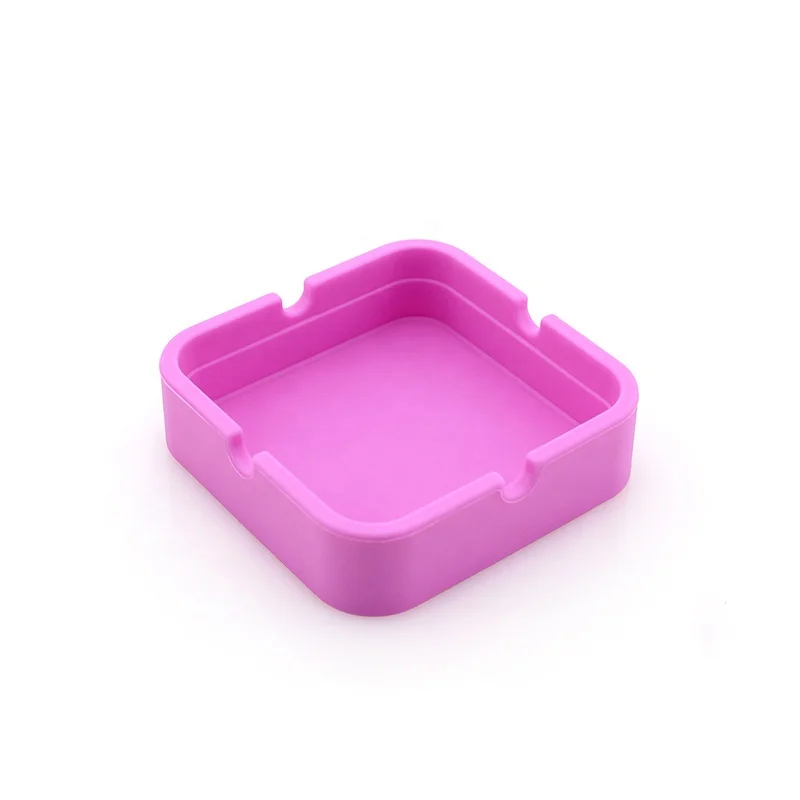 
Custom Logo Printed Eco Friendly Silicone Ashtray For Conference Room 