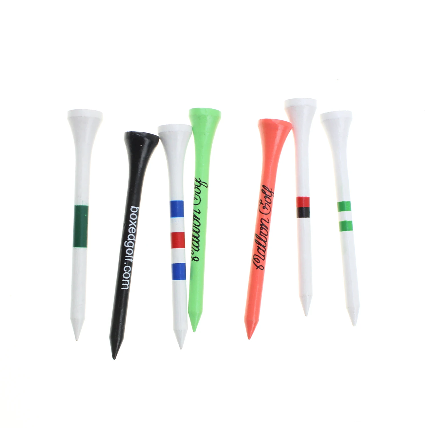 

NEW wholesale golf bamboo tee golf tees 3 1 4 inch customized logo and color biodegradable tees