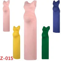 

2019 Maternity Dresses Maternity Clothes Sleeveless Pregnancy Dress Casual Solid Deep V Neck Pregnant Dress For Pregnant Women
