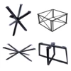 Country Style cross-bonding Metal Steel Dining Table Legs table base Office Computer Desk table base