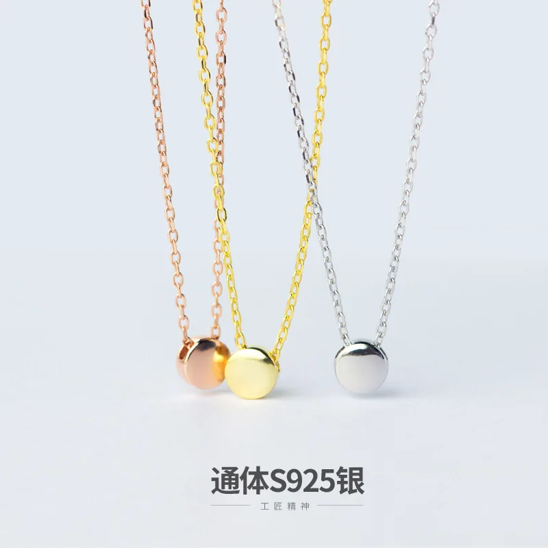 

Fashion New Design Necklace Jewelry 925 Sterling Silver Beans Necklaces