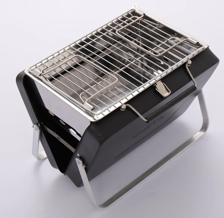 

UCHOME Briefcase Stainless Portable Charcoal BBQ Grill/ Suitcase Folding barbecue