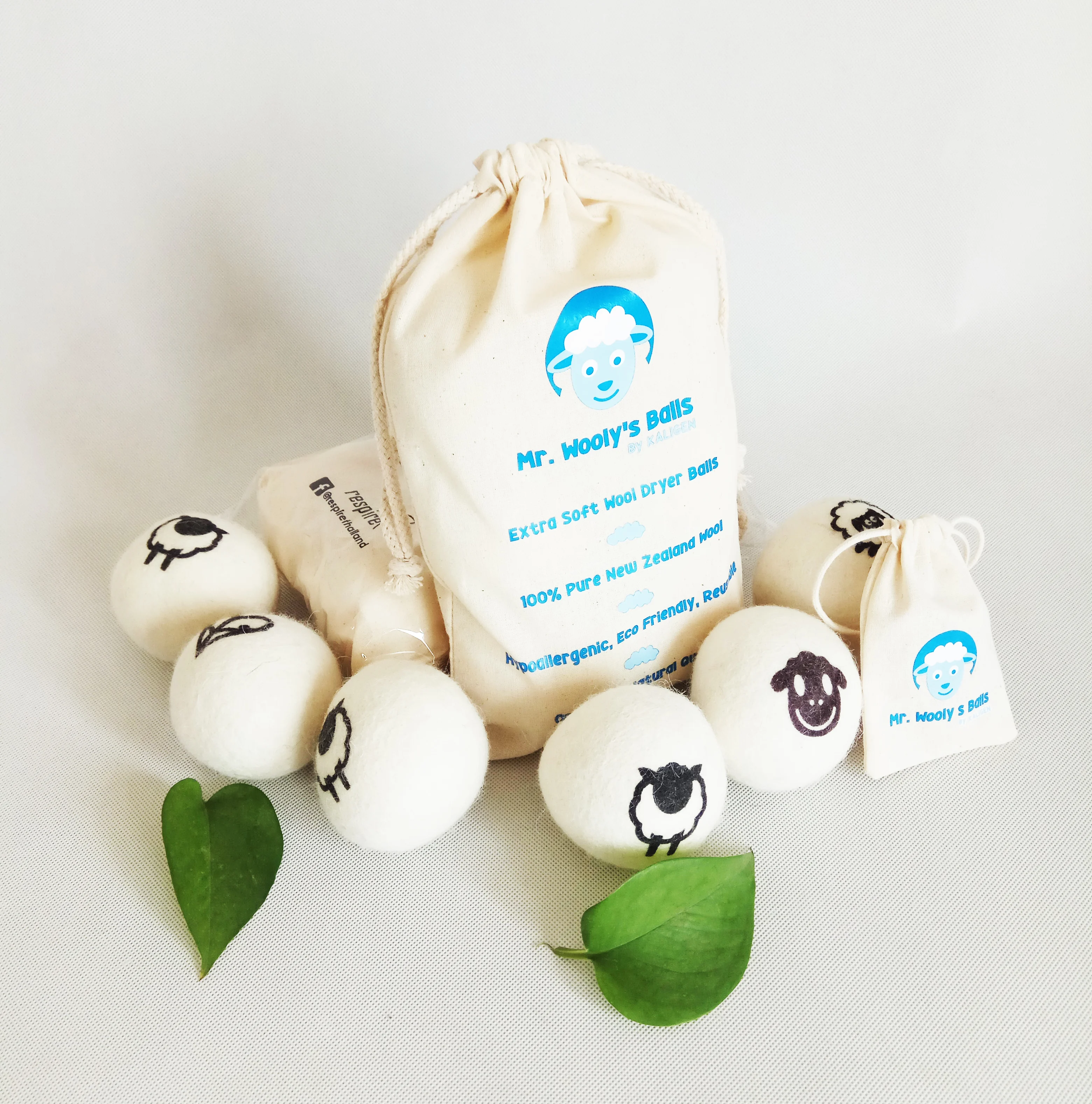 

100% wool felt dryer ball eco-friendly laundry dryer ball 6pack handmade felt ball, Customized color