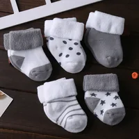 

2019 5pk 100% cotton newborn baby socks