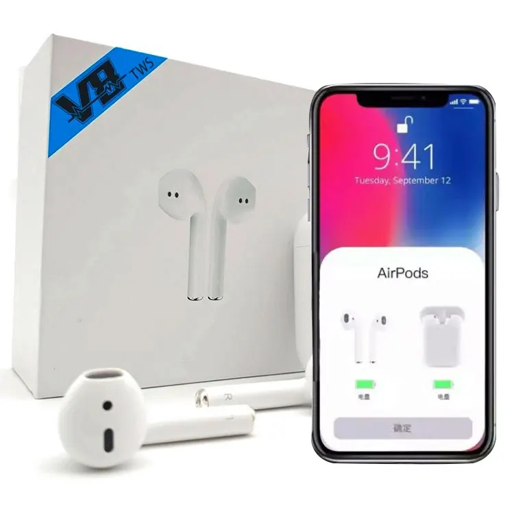 

Factory Direct V8 Tws Bluetooth Earbuds i9s Mini 5.0 Earphones Microphone Headphones For Smartphone Iphone Pop Up With Window, N/a