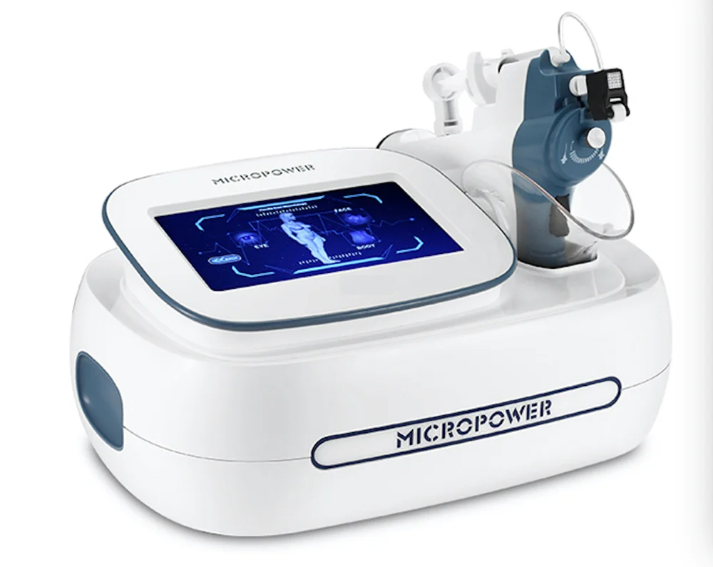 

ALUZ rf skin tightening machine face lifting needleless mesotherapy machine, White