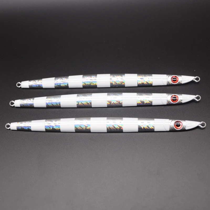 

Toplure Large Weight Lead Metal Jigging Lures Slow Jig, 3 colors