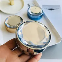 

Diamond Lens Case Luxury Design Contact Lens Case Travel Good Quality Contact Lenses Container For Women