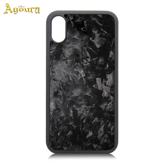 

2019 Newest carbon fiber phone case For IPhoneX, Black