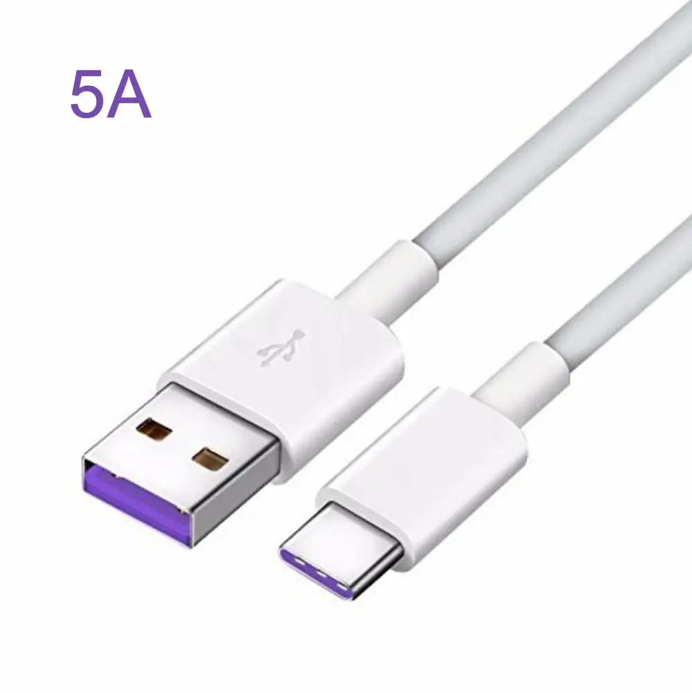 

Original 5A Fast charge USB Type-C Cable USB-C 1m 1.5m 2m black/white for Huawei Super Charge 5A Data Cable