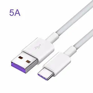 Original 5A USB Type-C Cable USB-C for Huawei SuperCharge Data Cable 5A