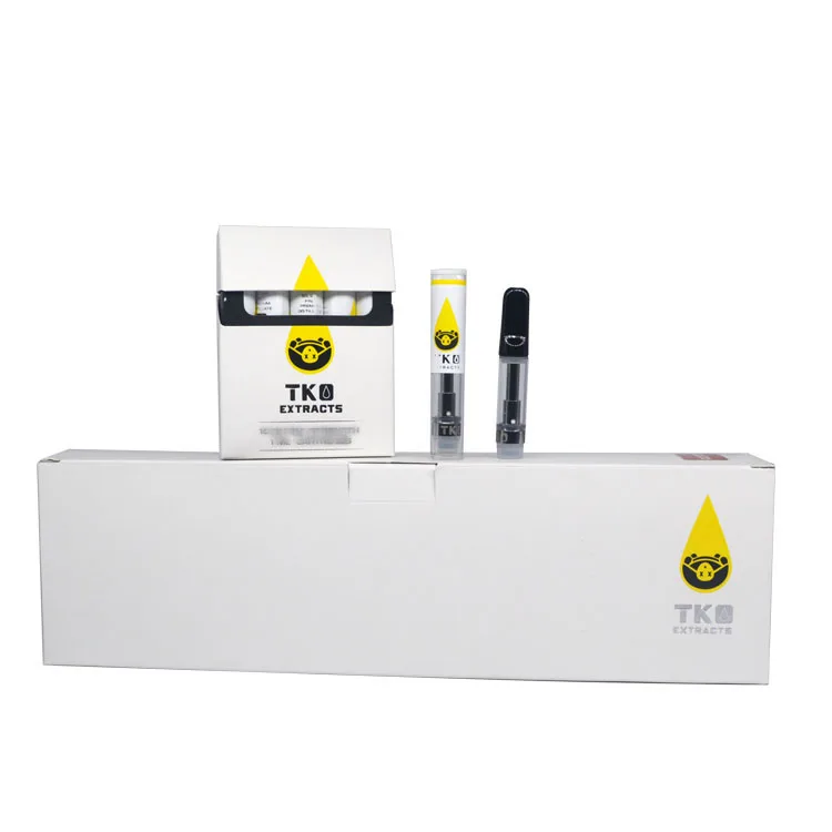 

2019 Newest TKO vape cbd cartridges with TKO packaging in stock, White