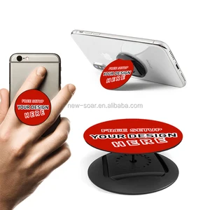 2019 Small Batch Hot Promotional Gift Free Custom Logo Novelty Style Useful Cell Phone Holder Nuckees Pops Phone Stand with Logo