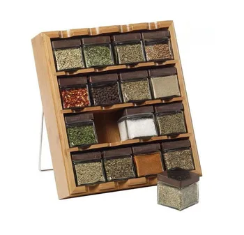 spice containers with stand