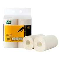 

Unbleached Bamboo Kitchen Paper Towel Roll Kitchen Tissue Paper