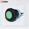 19mm IP67 Flat Bicolor Led Plastic Push Button Switch