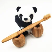 

zero waste packing bamboo handle tooth brush with soft bristle