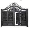 Powder painted sliding patio steel gate for villa house