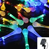 Christmas Solar Water Drop LED String Light 6m 30 LED Outdoor Waterproof Christmas Party Decoration LED drip Light String