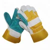 Cow Spilt Leather Finished Gloves