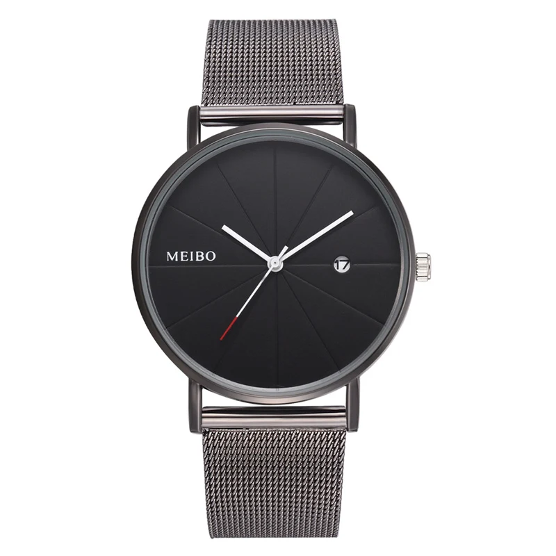 

WJ-8377 Simple Charming Mesh Belt Quartz Women Watch With Date Minimalist Classic Hot Sale Casual Dress Ladies Watch, Mix