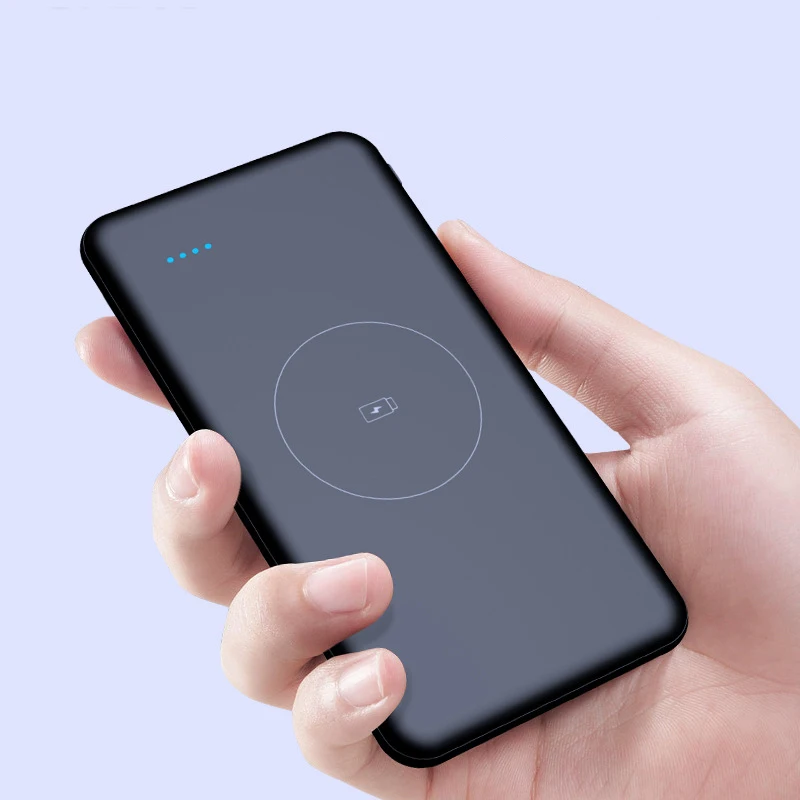 

hot amazon products real 10000mAh great price D1 wireless mini power bank, N/a