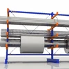 Heavy duty cantilever steel coil /pipe/cable reel storage rack