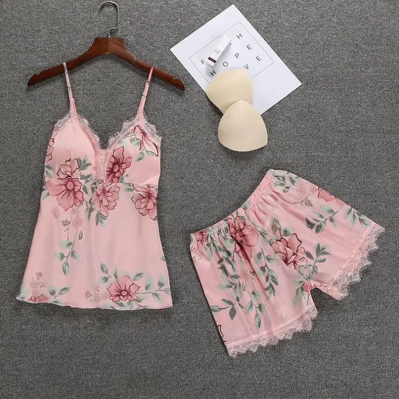 

Women summer Pajama Set Sweet two piece Homewear clothing