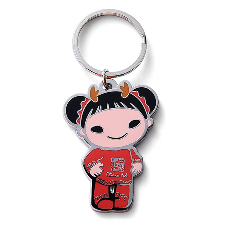 
Fast Delivery Designers Anime Keychain Metal Cute Enamel Keychain Custom Keychain 