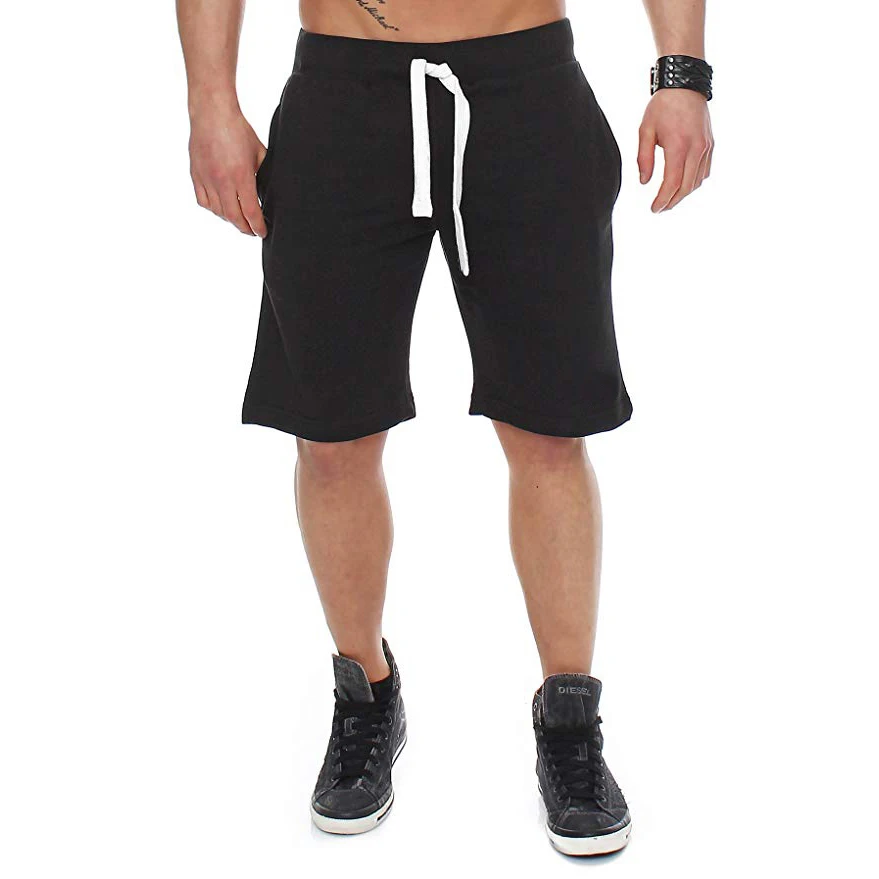 

Drawstring outdoor sports shorts mens gym sweatpants fitness shorts, Custom color