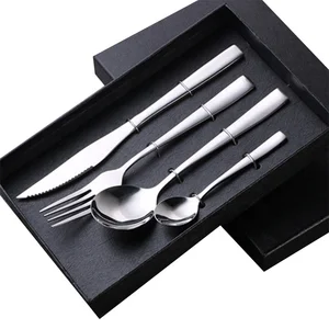Home Hotel Restaurant Usage Stainless Steel Cutlery in Flatware Set
