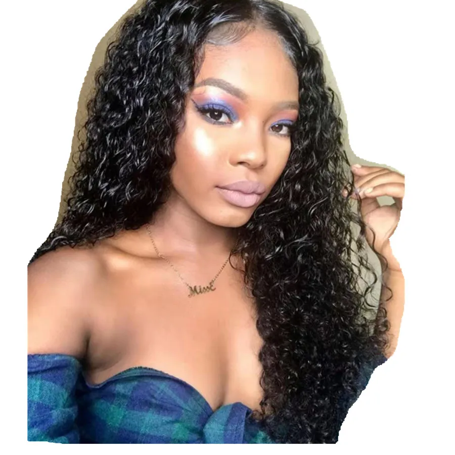 

150% density 360 lace wig pre plucked water wave human hair 360 lace front wig Divawigs