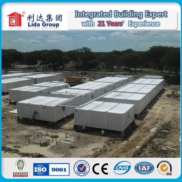 Custom 4 shipping container home factory used as office, meeting room, dormitory, shop-3