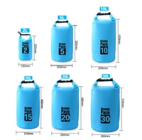 

Custom Logo Wetsuit Dry Bag Ocean Pack 15L PVC Waterproof Backpack Dry Bag