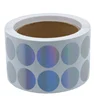 Hybsk Silver Color Coding Dots | Tiny Round Dot Holographic Stickers | 1" Labels--Total 1,000 Per Roll (1 roll)