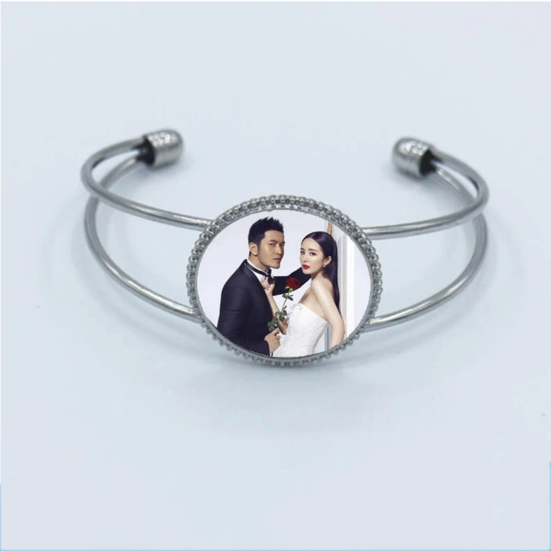 

Sliver Customized Bracelet Sublimation Blanks DIY Women Bracelet