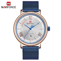 

NAVIFORCE 3006 Men's Watches Top Brand Luxury Stainless Steel Men's Wristwatch Clock Men Watch Luxury Ultra Thin Men's Watches