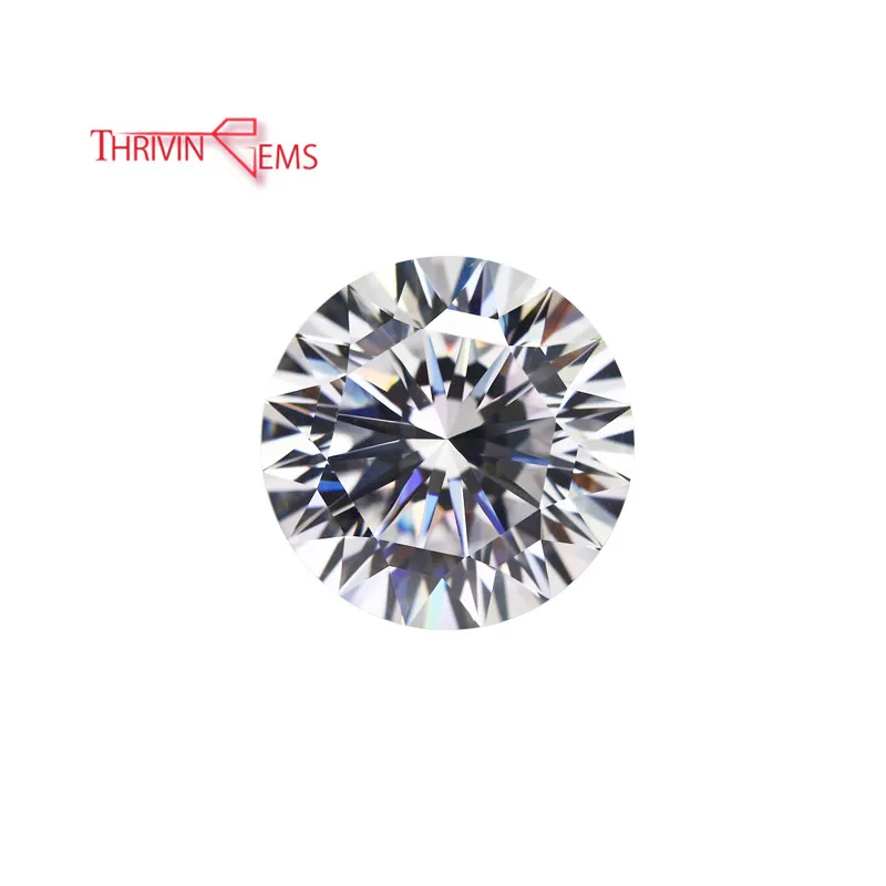 

Wuzhou Thriving Gems White CZ Round Cubic Zirconia For Fashion Jewelry