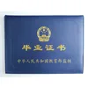 Promotional A4 file paper certificate holder,certificate of origin,certificate sample